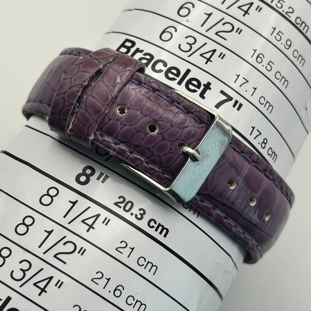 Gogoey Women’s Quartz Watch with a Purple Strap & Crystal-studded Bezel - Picture 8 of 8
